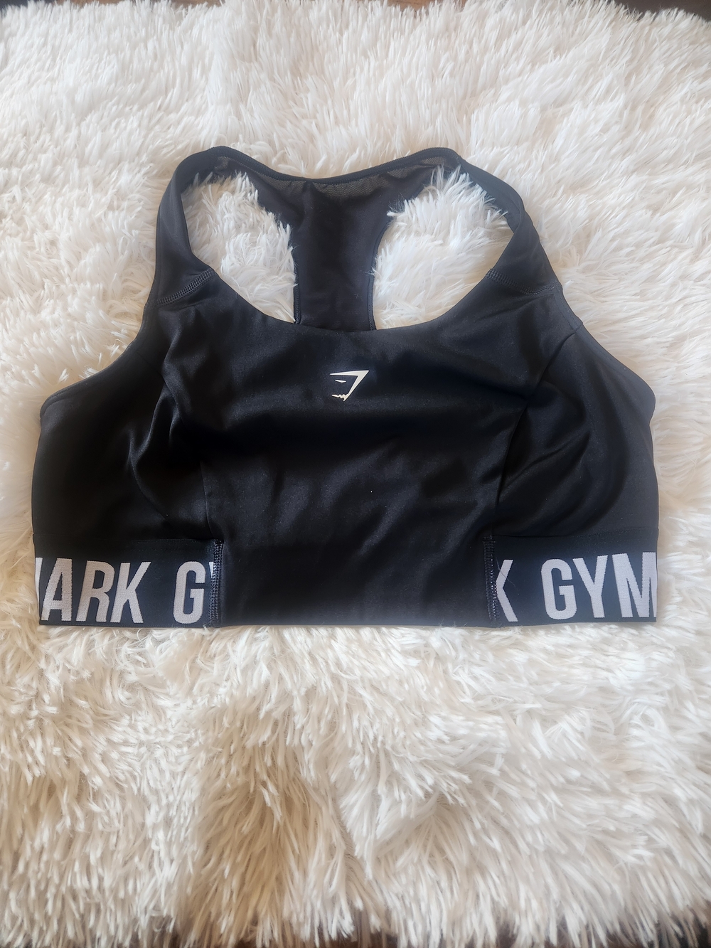 Gymshark Black Racerback Sports Bra